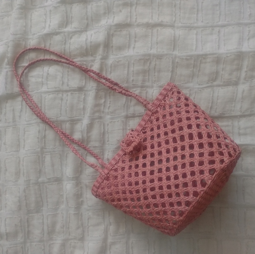 Artesano mini straw bag